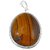 Ceylonmine- Natural Tiger's Eye Stone Sterling Silver Pendant 5 Ratti(4.6 Carat) Tiger's Stone Pendant For Unisex
