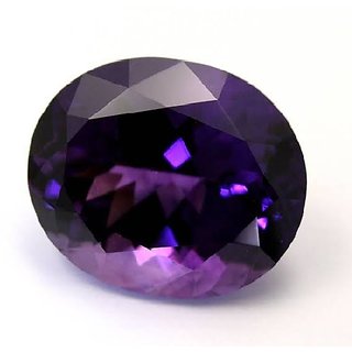CEYLONMINE Jamuniya Amethyst stone original & unheated gemstone 10.00 ratti Amethyst gemstone for unisex