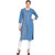 Rocca Women Embroidered Straight Fit Denim Kurti  (Light Blue)
