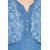 Rocca Women Printed Straight Fit Denim Kurti  (Blue)