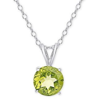 Peridot locket unheated  untreated green peridot pendant 7.00 ratti for unisex by Ceylonmine