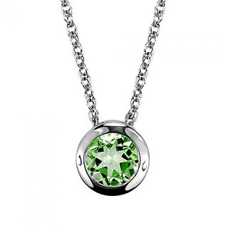 Peridot locket unheated  untreated green peridot pendant 7.00 ratti for unisex by Ceylonmine