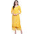 Rocca Women Rayon Kurta and Palazzo Set (Yellow)