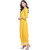 Rocca Women Rayon Kurta and Palazzo Set (Yellow)