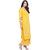 Rocca Women Rayon Kurta and Palazzo Set (Yellow)