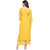 Rocca Women Rayon Kurta and Palazzo Set (Yellow)