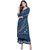 Rocca Women Printed Rayon Kurta and Palazzo Set (Blue)