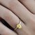 CEYLONMINE Pila Yellow Sapphire ring original  unheated Ring 9.00 ratti pushkaraj Ring for unisex