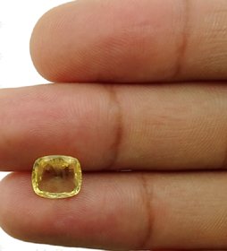 Pukhraj Gemstone 6.25 Ratti Natural Yellow Sapphire stone Astrological  Lab Certified CEYLONMINE