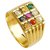Navratan Ring Natural Navgrah 9 Gemstone Ring Astrological Certified Lab