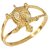Ceylonmine Turtle Gold Plated Ring Stylish Kachua Ring For Unisex