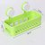 Jonprix Plastic Bathroom Shelf Kitchen Storage Box Organizer Basket With Wall Mounted Suction Cup (Multicolor)