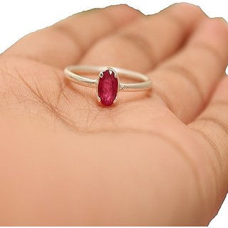 Ceylonmine Original Stone Ruby Ring Unheated & Untreated Gemstone 7.50 Ratti Manik ( Chuni ) Stone Ring For Astrological Purpose