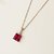 Ruby Pendant With Natural 6.25 Ratti Manik Stone Astrological Lab Certified - Ceylonmine