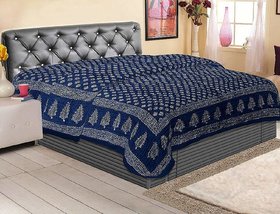 Jaipuri Razai Double Bed Cotton Jaipuri Razai Light Weight With Cotton Filling Traditional Jaipuri Razai/Comforter/Quilt /Jaipuri Rajai/Blanket/Ac Blanket