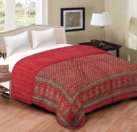 Jaipuri Razai Double Bed Cotton Jaipuri Razai Light Weight With Cotton Filling Traditional Jaipuri Razai/Comforter/Quilt /Jaipuri Rajai/Blanket/Ac Blanket