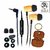 Signature Acoustics Elements C12 Version 2.1 High Fidelity Wooden Earphones With Mic For Android/Ios -With Enhanced Bass