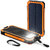 Solar Power Backup 10000Mah With Led Dual Usb Ports