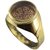 Pack of 1 Ashtadhatu Brass Gold Shree Yantra Ring.