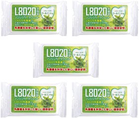 Doshisha L8020 Anti Bacteria Dental Care Tablets, Mint Flavor, Made in Japan, Pack of 5, 9gms Each.