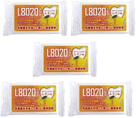 Doshisha L8020 Anti Bacteria Dental Care Tablets, Lemon Flavor, Made in Japan, Pack of 5, 9gms Each.