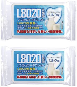 Doshisha L8020 Anti Bacteria Dental Care Tablets, Milk Flavor, Made in Japan, Pack of 2, 9gms Each.