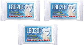 Doshisha L8020 Anti Bacteria Dental Care Tablets, Milk Flavor, Made in Japan, Pack of 3, 9gms Each.