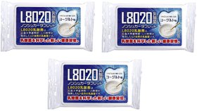 Doshisha L8020 Anti Bacteria Dental Care Tablets, Yogurt Flavor, Made in Japan, Pack of 3, 9gms Each.
