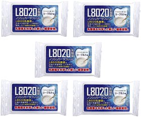 Doshisha L8020 Anti Bacteria Dental Care Tablets, Yogurt Flavor, Made in Japan, Pack of 5, 9gms Each.