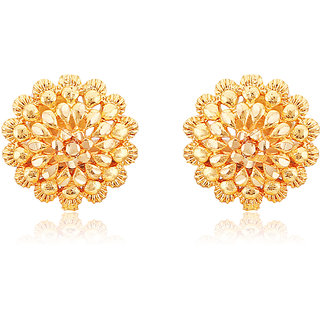 Vighnaharta Traditional Daily Wear Gold Plated Alloy Stud Earring For Women And Girls
