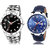 Adk Ad-06-Jg-03 Black & Blue Dial Day & Date Functioning Watches For Men