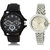 Adk Ad-04-Lk-227 Black & Silver Dial New Arrival Watches For Couple