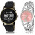 Adk Lk-27-233 Black & Pink Dial Special Watches For Couple