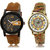 Adk Dd-01-Lk-248 Brown & Multicolor Dial Special Watches For Couple