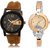 Adk Dd-01-Lk-250 Brown & Rose Gold Dial Best Watches For Couple