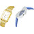 Adk Lk-208-108 Blue & White Color Dial For Men & Women
