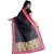 SVB Saree Multicolor Bhagalpuri Silk Block Print Saree With Blouse