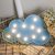 House Of Quirk Cloud Night Light Led Marquee Sign-Baby Light-Battery Operated Nursery Lamp, Decorative Light - Blue