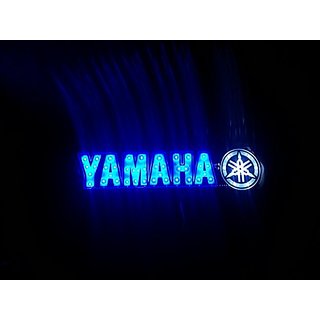 Buy Autoaccessoriesdeal2018 Customised Blue Led Sticker Logo For Yamaha ...
