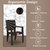 AVRO Platinum Plastic Chairs ,Set of 4 chairs ,Strong and Sturdy Structure, 1 Year Guarantee, Finish ColourBrown