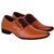 Oora Men's Formal Brown Colour Faux Leather Lace-Up Dress Shoes