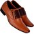 Oora Men's Formal Brown Colour Faux Leather Lace-Up Dress Shoes