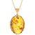 Ceylonmine Natural Amber Pendant Original  Unheated Gemstone 5.25 Ratti Gold Plated Pendant