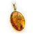Ceylonmine 5.25 Ratti Natural Amber Stone Pendant Unheated  Untreated Gemstone Amber Locket For Unisex