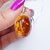 Ceylonmine 5.25 Ratti Natural Amber Stone Pendant Unheated & Untreated Gemstone Amber Locket For Unisex