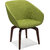 Shearling Brek Upholstered Accent Chair In Moss Green Color (Warwick Fabric)