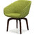 Shearling Brek Upholstered Accent Chair In Moss Green Color (Warwick Fabric)