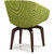 Shearling Brek Upholstered Accent Chair In Moss Green Color (Warwick Fabric)