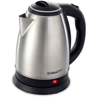 Skykitchen Scarlett Stainless Steel Energy Saving Fast Electric 2.0L Kettle (With Concealed Element And Detachable Powe