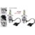Auto Addict C6 H4 Bike Headlight Bulb 50W Led Conversion Kit (White) For Bajaj Ct 100